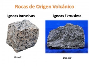 Ejemplos de rocas igneas