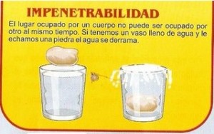 Ejemplos de impenetrabilidad