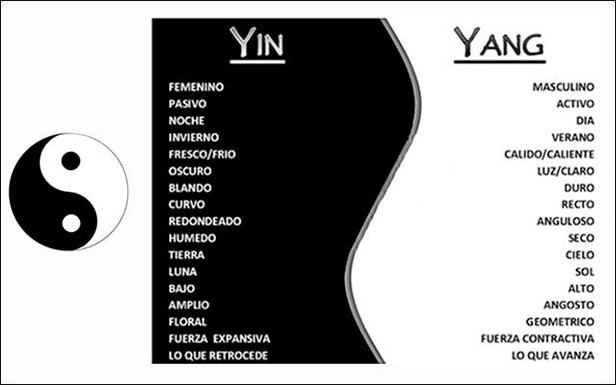 Ejemplos de Yin y Yang
