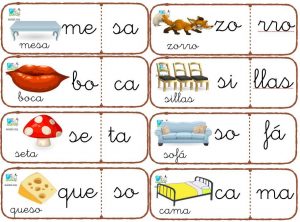 100 Ejemplos de Palabras Bisilabas